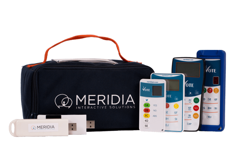 Meridia audience response keypads